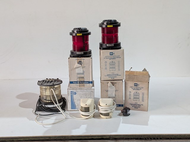 6x rondschijnende boot lampen - afbeelding 1 van  13