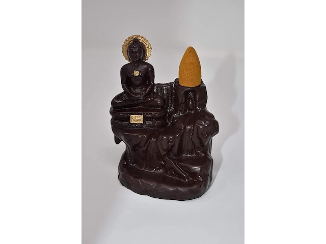 6x rookfontein wierookbrander met 10 backflow kegels - afbeelding 2 van  3