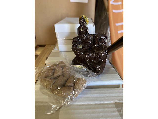 6x rookfontein wierookbrander met 10 backflow kegels - afbeelding 3 van  3