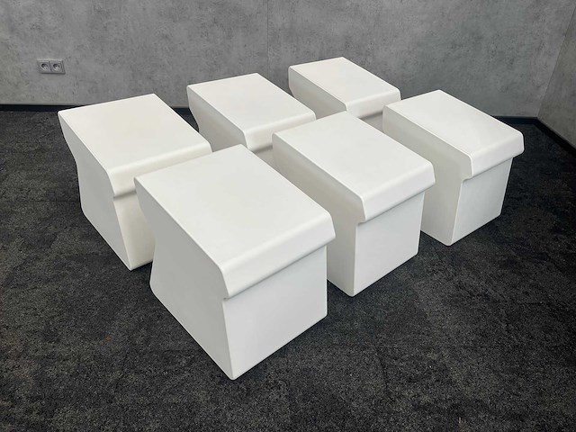 6x salto - kruk wit - afbeelding 1 van  7