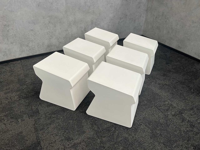 6x salto - kruk wit - afbeelding 2 van  7