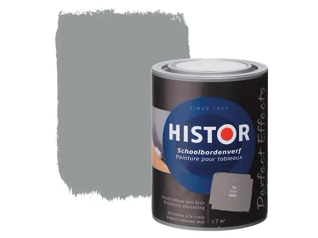 6x schoolbordverf, histor, perfect effects, tin, 1 liter - afbeelding 1 van  2