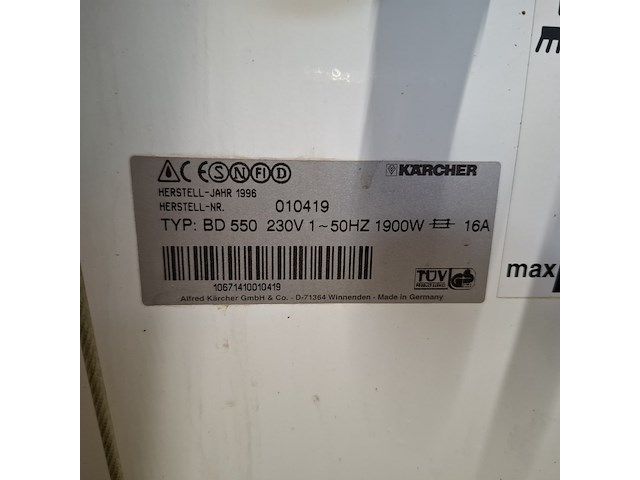 6x schrobzuigmachine karcher, numatic, tennant en hako - afbeelding 11 van  38