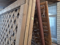 6x schuttingpaneel, o.a. hillhout - afbeelding 2 van  7