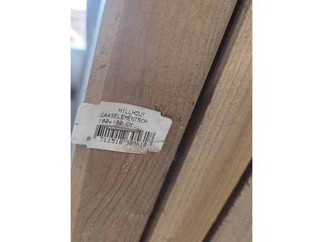 6x schuttingpaneel, o.a. hillhout - afbeelding 4 van  7