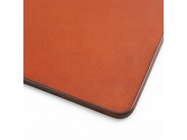 6x served with style leren placemats, camel - afbeelding 4 van  5