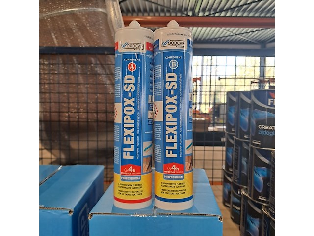 6x set a+b houtrotreparatie woodcap - afbeelding 2 van  3