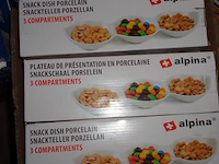 6x set van 3 snackschaaltjes van porselein - afbeelding 2 van  3