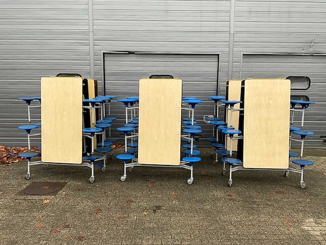 6x sico opklapbare 6-persoons kantinetafel - afbeelding 2 van  6