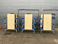 6x sico opklapbare 6-persoons kantinetafel - afbeelding 2 van  6
