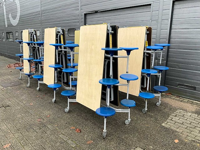 6x sico opklapbare 6-persoons kantinetafel - afbeelding 3 van  6