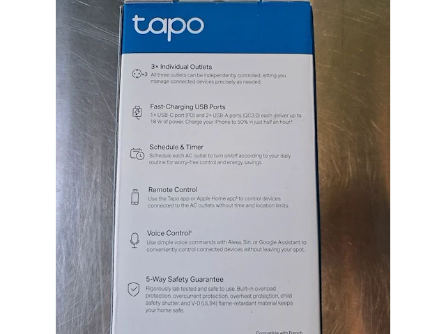 6x smart wifi socket, 1x smart wifi stekkerdoos, tapo, p110, p3000 - afbeelding 5 van  15
