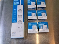6x smart wifi socket, 1x smart wifi stekkerdoos, tapo, p110, p3000