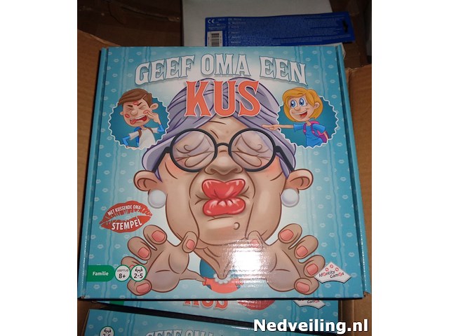 6x spel geef oma een kus - afbeelding 2 van  3