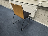 6x stoel, zwart - afbeelding 3 van  4