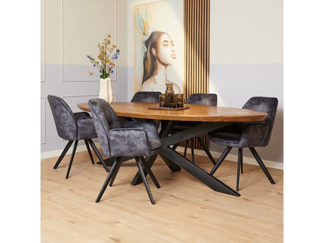 6x stoelen starfurn, draaibaar, 2024 - afbeelding 5 van  6