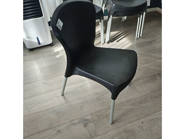6x stoelen, zwart - afbeelding 1 van  2