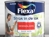 6x strak in de lak alkyd hoogglans - 500 ml, flexa, wit - afbeelding 2 van  2