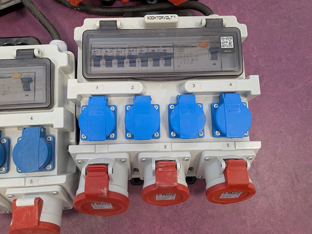6x stroomverdeel kast doktervolt, stroomverdeler - afbeelding 2 van  8