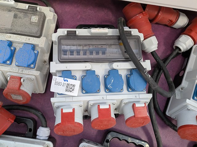 6x stroomverdeel kast doktervolt, stroomverdeler - afbeelding 6 van  8