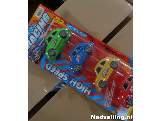 6x super racing auto playset - afbeelding 2 van  3