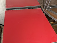 6x tafels, vepa, rood - afbeelding 1 van  1