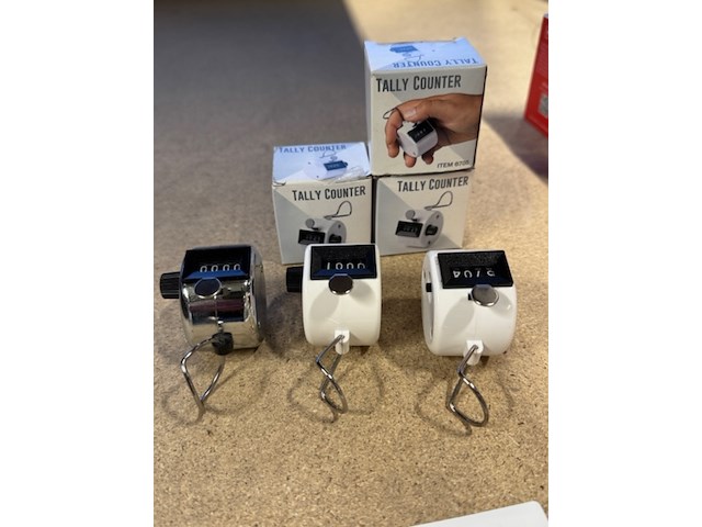 6x tally counter - afbeelding 1 van  1
