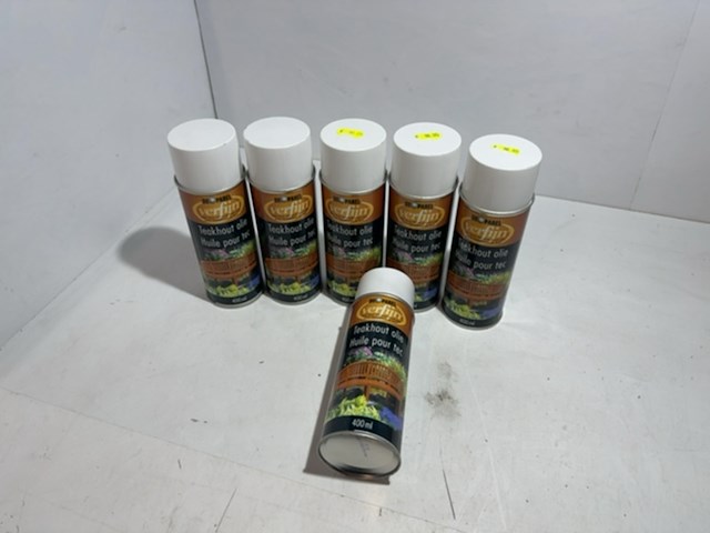 6x teakolie spuitbus, verfijn, el-233sb, 400 ml - afbeelding 1 van  4