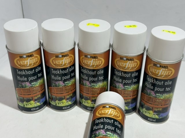 6x teakolie spuitbus, verfijn, el-233sb, 400 ml - afbeelding 2 van  4