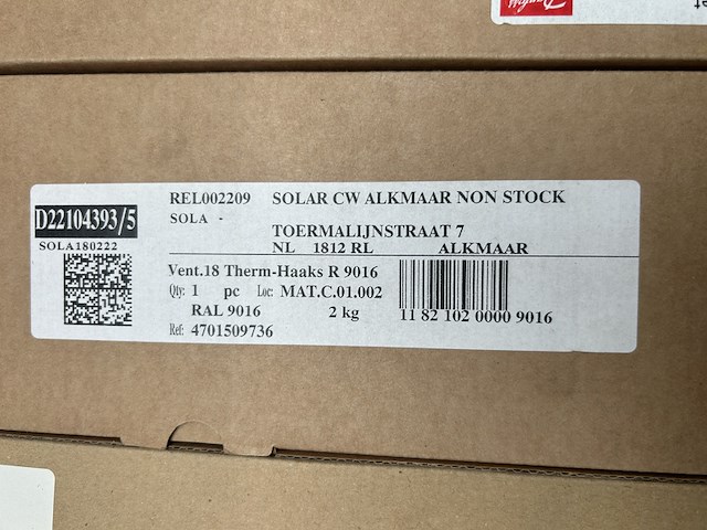 6x thermostaatkop danfuss - afbeelding 3 van  4