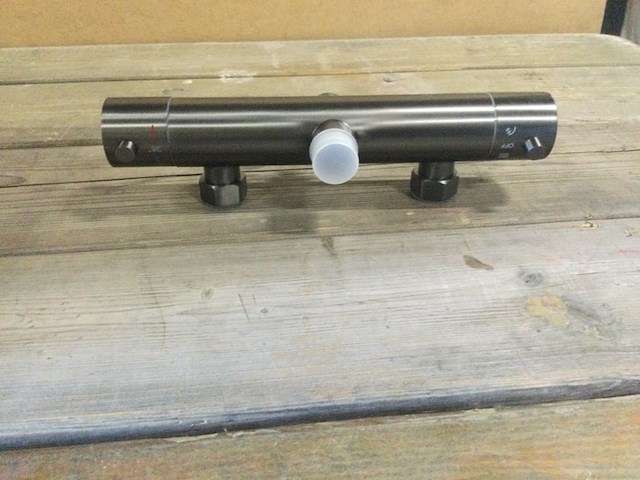 6x thermostatische badkraan, 828179, gun metall - afbeelding 2 van  6