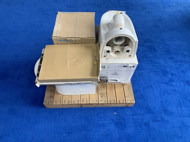 6x toilet | wc-bril, sphinx | keramag | villeroy & boch | pressalit | sanindusa, wit - afbeelding 4 van  4