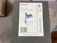 6x toiletaccessoires w.o. wc-papierhouder, w.o. bravat - afbeelding 2 van  5