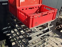 6x transportkarren met 3 kratten - afbeelding 2 van  4