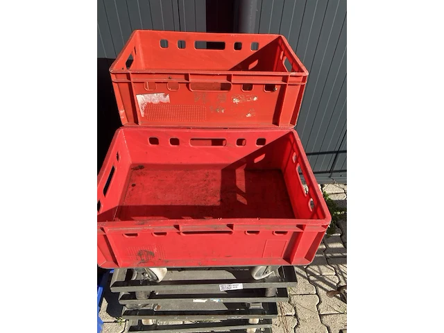 6x transportkarren met 3 kratten - afbeelding 4 van  4