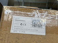 6x tv wandbeugel 23-40" vast sam creative, brada000009 - afbeelding 4 van  4