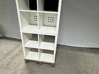 6x vakkenkast ikea, wit