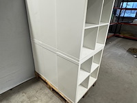 6x vakkenkast ikea, wit - afbeelding 2 van  5