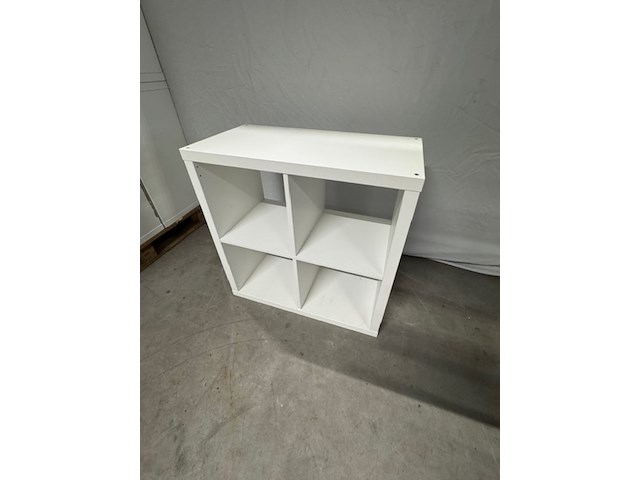 6x vakkenkast ikea, wit - afbeelding 3 van  5