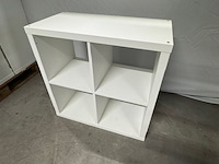 6x vakkenkast ikea, wit - afbeelding 3 van  5