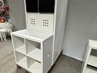 6x vakkenkast ikea, wit - afbeelding 4 van  5