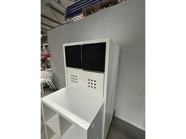 6x vakkenkast ikea, wit - afbeelding 5 van  5