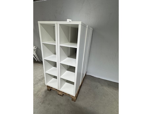 6x vakkenkast ikea, wit - afbeelding 1 van  4