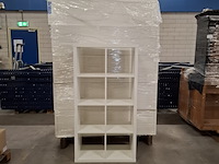 6x vakkenkast, wit - afbeelding 1 van  4