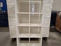 6x vakkenkast, wit - afbeelding 2 van  4