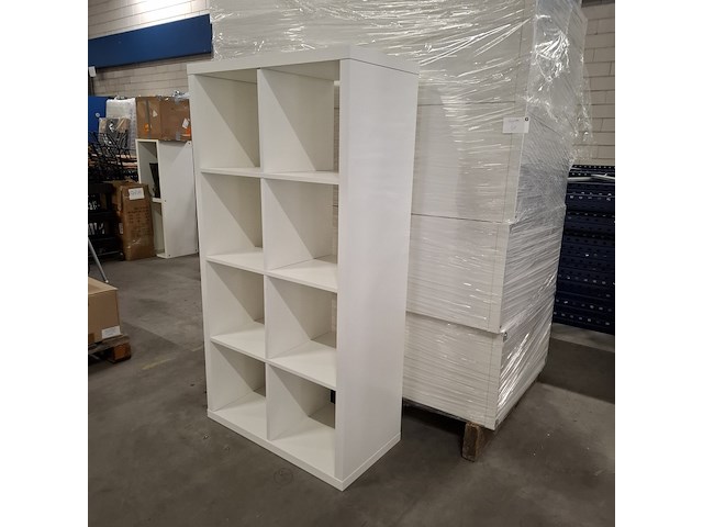 6x vakkenkast, wit - afbeelding 4 van  4