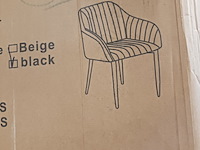 6x velvet kuipstoel, zwart, 2025 - afbeelding 2 van  3