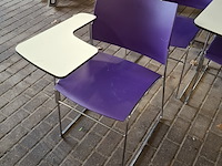 6x vergaderstoel met schrijftableau, casala, curvy - afbeelding 2 van  15