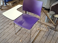 6x vergaderstoel met schrijftableau, casala, curvy - afbeelding 4 van  15