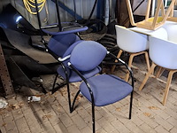 6x vergaderstoel met schrijftableau, casala, curvy - afbeelding 6 van  15